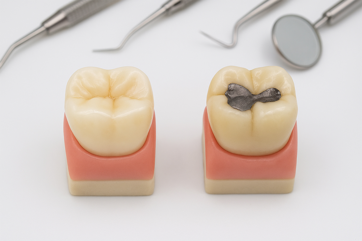 Trám Răng Thẩm Mỹ Composite Khác Gì Amalgam?